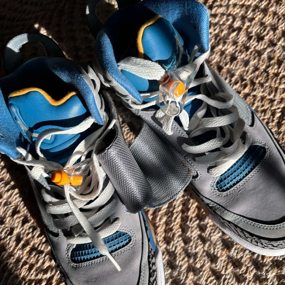 Nike Air Jordan Son of Mars Shaded Blue University Gold Basketball Shoes 9.5
